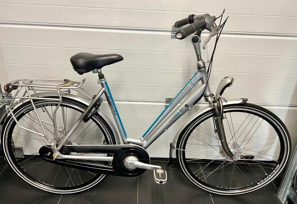Gazelle Damesfiets 7 versnelling vering en goede verlichting, Ophalen, Gebruikt, Versnellingen, 50 tot 53 cm