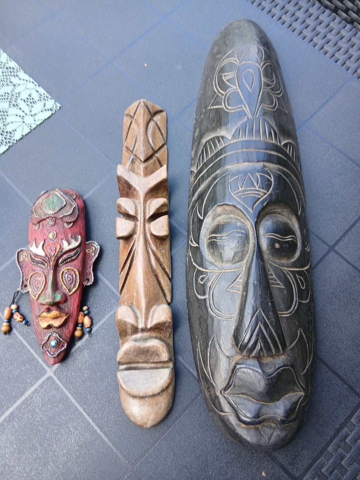 3 maskers uit verzameling, Verzamelen, Ophalen