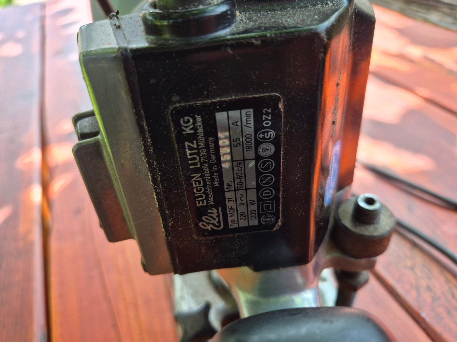 ELU mof 31 bovenfreesmachine, Gebruikt, Elu (de Walt), Ophalen of Verzenden, Bovenfrees