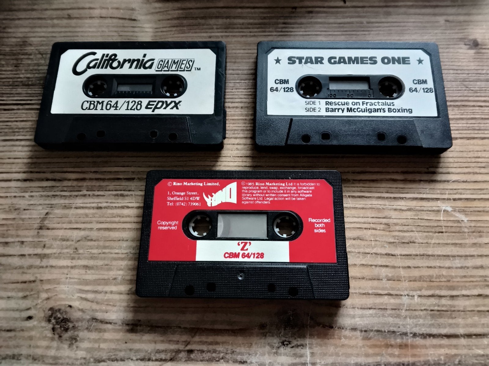 Vintage Commodore 64/128 Games op Cassettebandjes, Ophalen of Verzenden