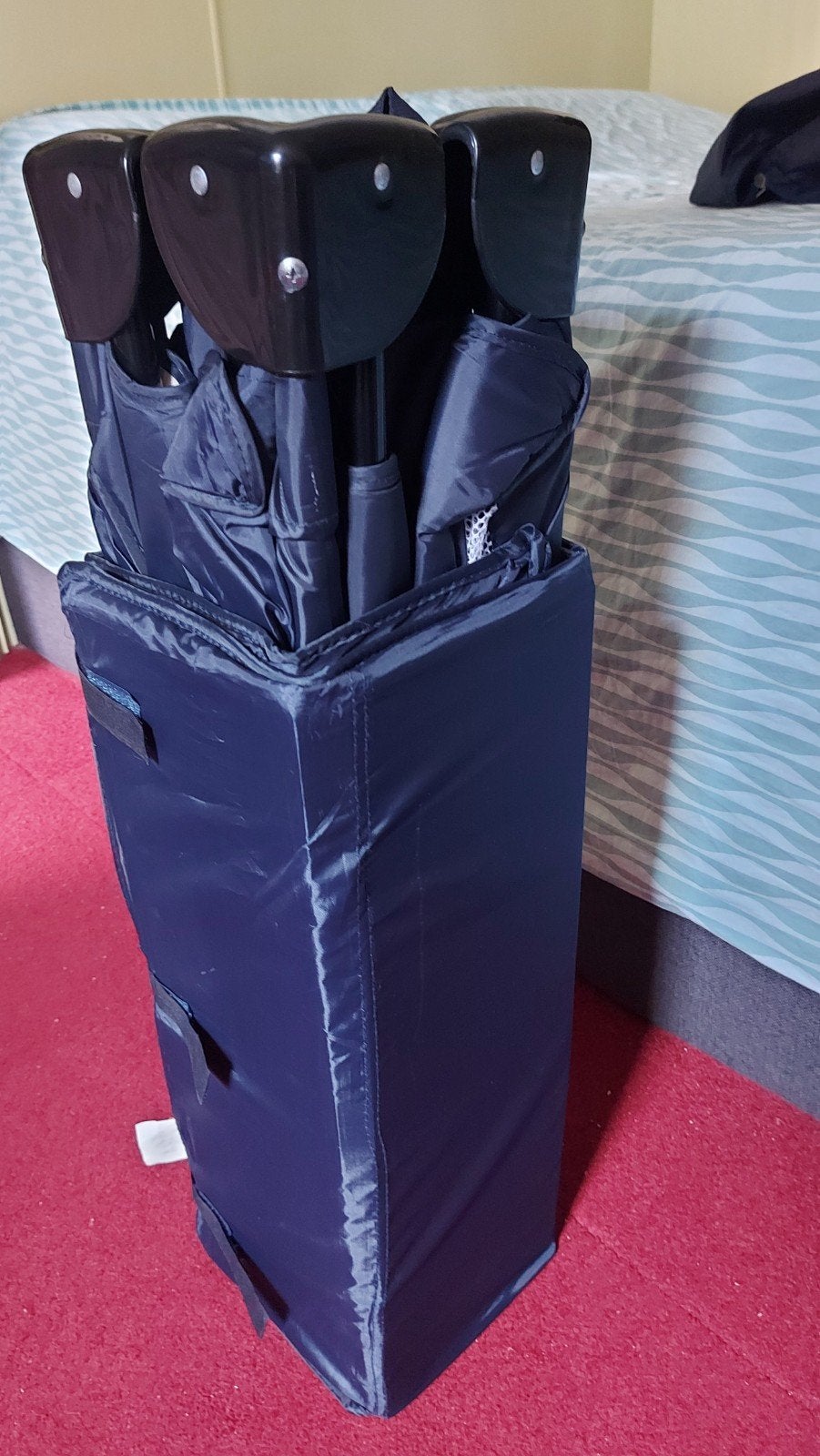 Handig campingbedje in prima staat met matrasje, Ophalen, Zo goed als nieuw, Minder dan 140 cm, Matras