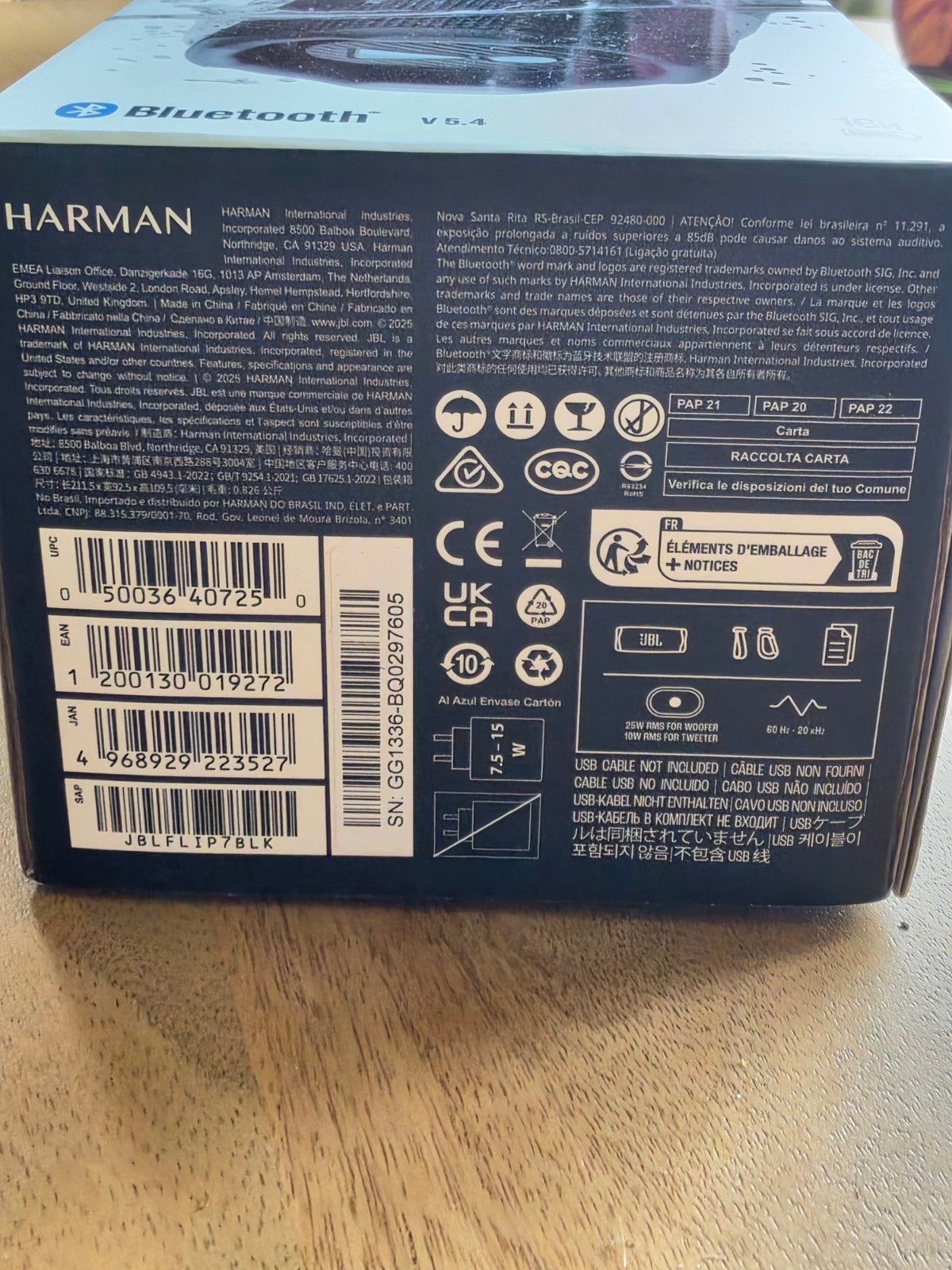 Foto 4 van Nieuwe JBL Flip 7 Bluetooth Speaker - Ongeopend