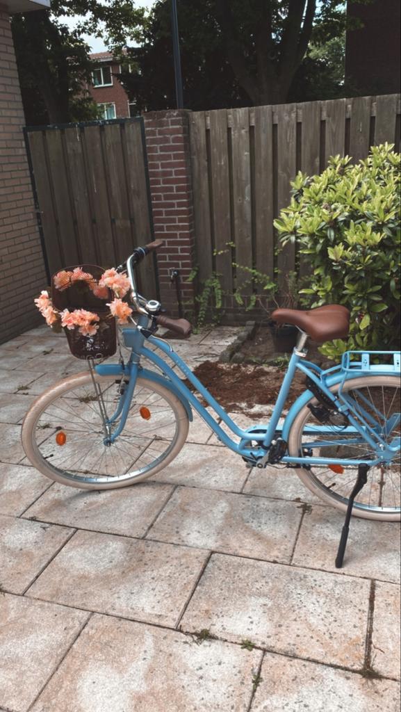 Elops 520 Stadsfiets Dames, (Extra) lage instap, Velgrem, Zo goed als nieuw, 50 tot 53 cm