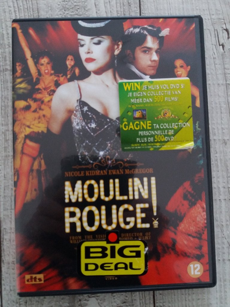 Moulin Rouge! - Nicole Kidman, Ewan McGregor, Nederlands, Engels, Ophalen of Verzenden, Zo goed als nieuw