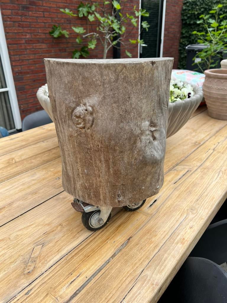 Boomstam op wieltjes, Ophalen, Zo goed als nieuw, Toilet
