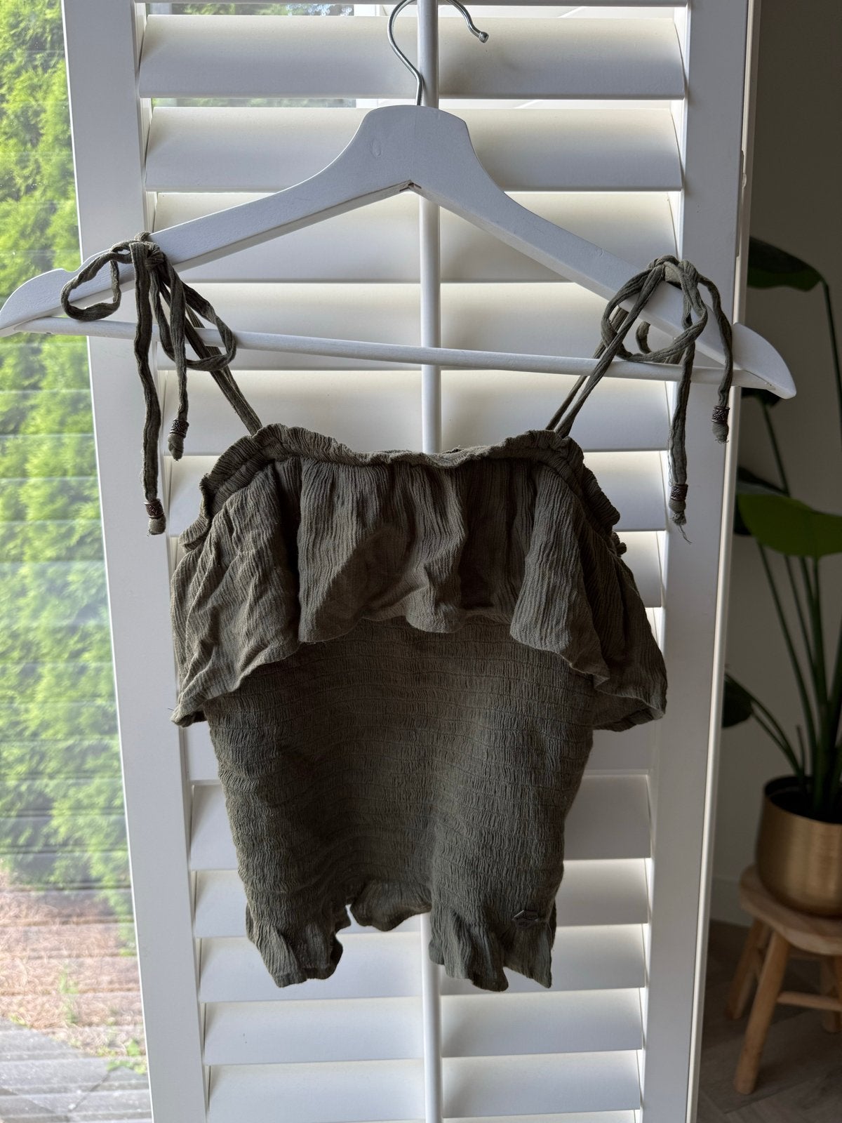 Superdry topje maat S, Kleding | Dames, Ophalen of Verzenden, Gedragen, Groen, Maat 36 (S)