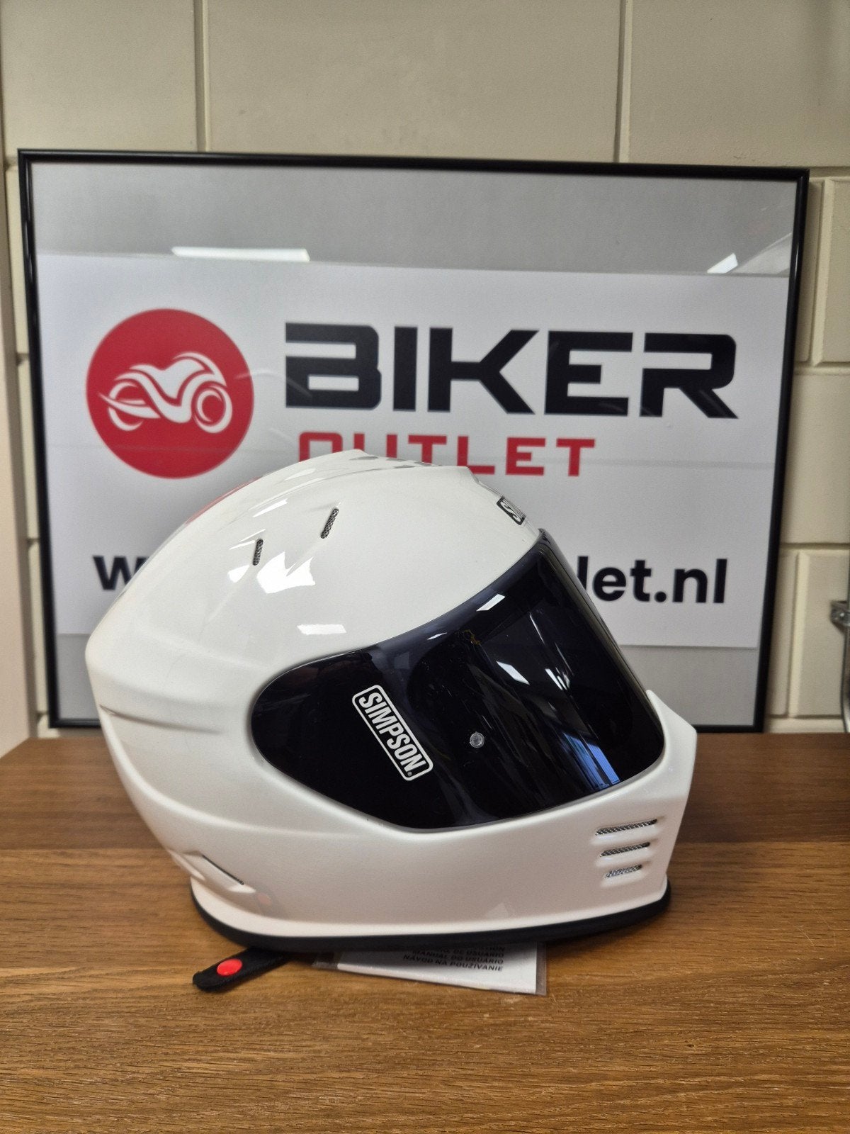 simpson venom maat M. met donker vizier., Motoren, M, Dames, Ophalen of Verzenden, Integraalhelm