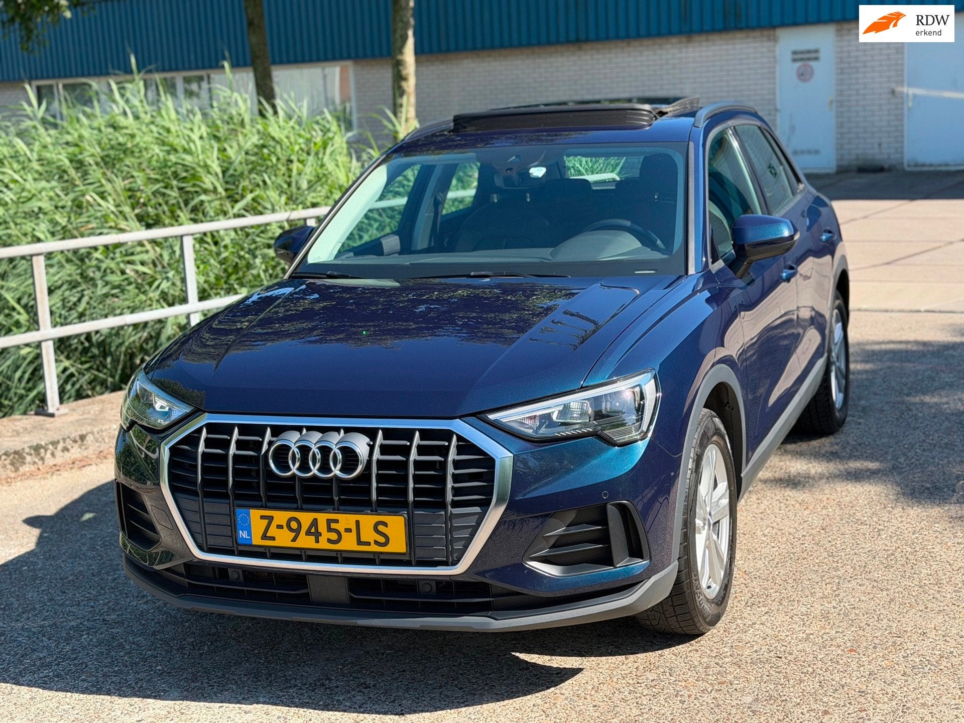 Audi Q3 35 TFSI S Line Pro Line!Automaat!Pano!Virtual Cockpi, Euro 6, 4 cilinders, 150 pk, Blauw