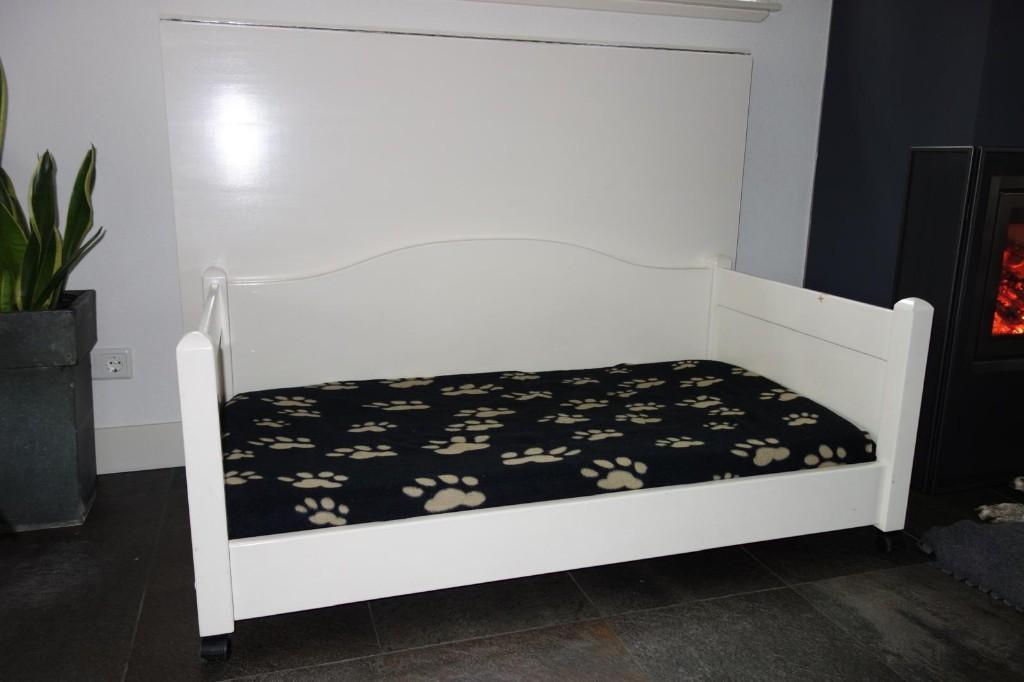 inklapbare houten bench hond, Ophalen, Gebruikt