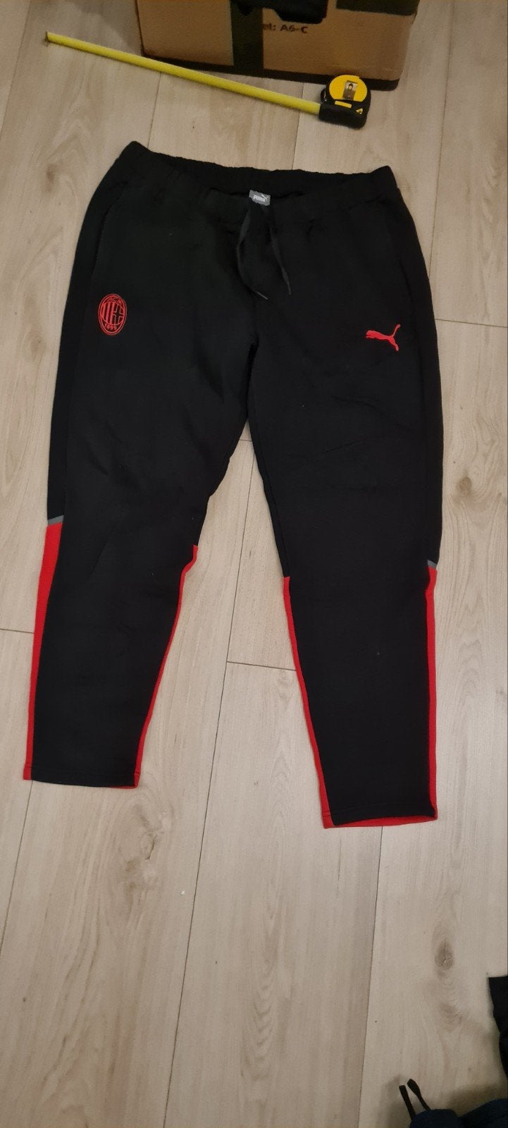 Puma AC Milan Trainingsbroek - Maat XL, Puma, Zwart, Maat 56/58 (XL), Ophalen of Verzenden