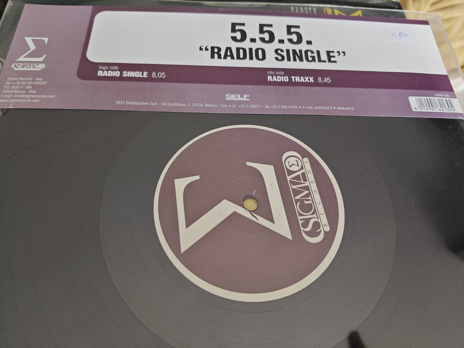 5.5.5. - Radio Single (Vinyl EP), Gebruikt, Ophalen of Verzenden, 12 inch, Originele persing