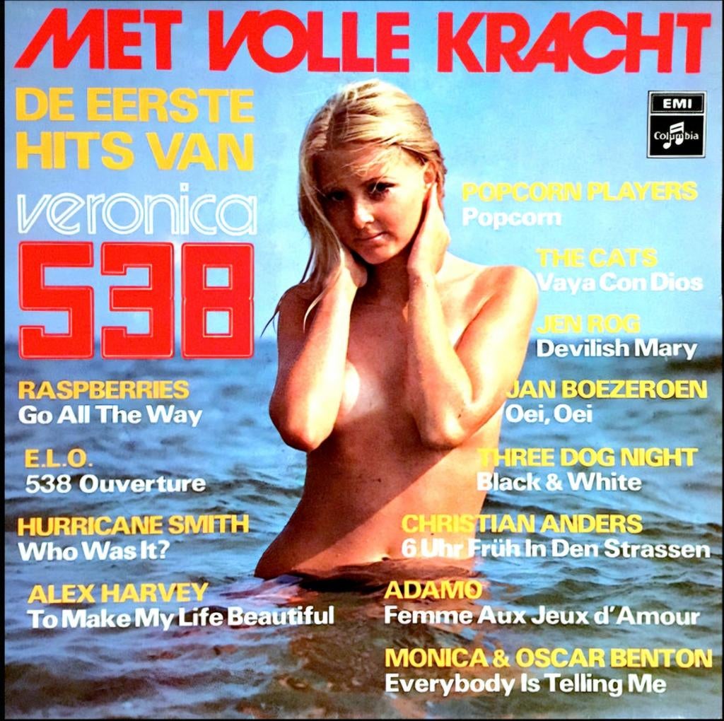 LP  MET VOLLE KRACHT - De Eerste Hits Van Veronica 538, Ophalen of Verzenden, Gebruikt, 12 inch, Pop