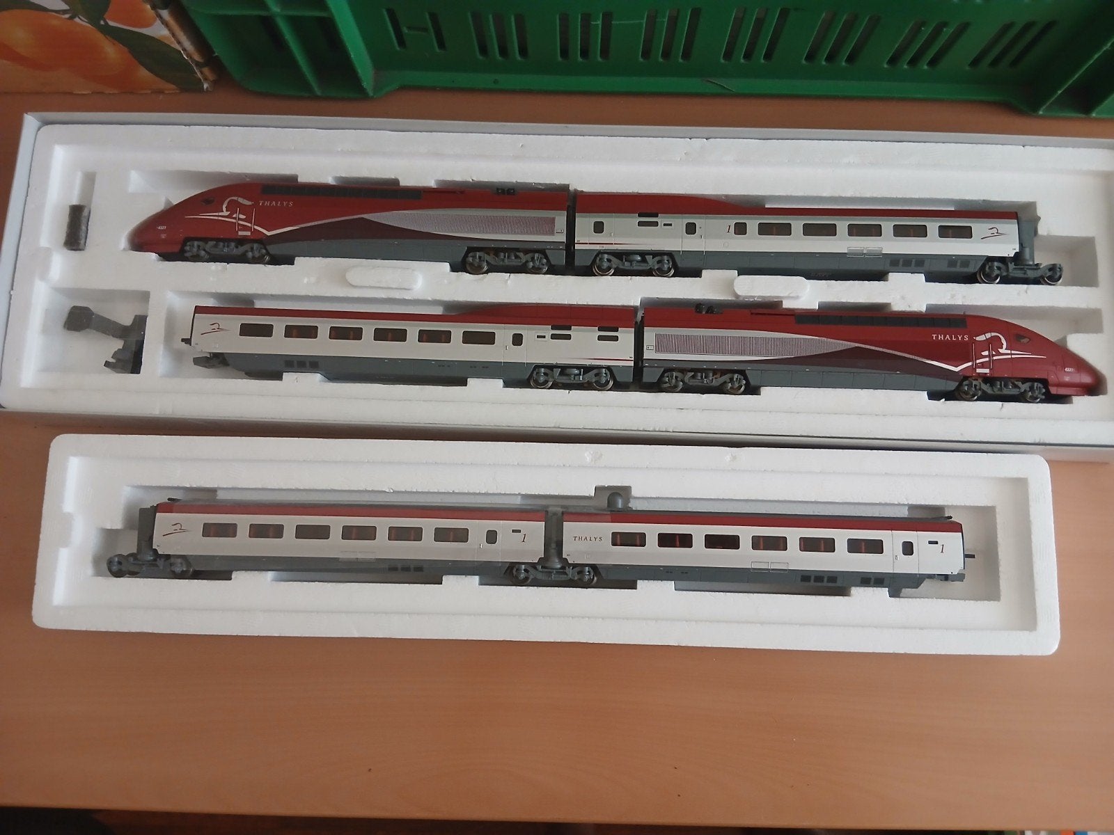 Trix thalys 22371 & 23466 DCC SOUND H0 Nieuwstaat., Trix, Ophalen of Verzenden, Zo goed als nieuw, Gelijkstroom