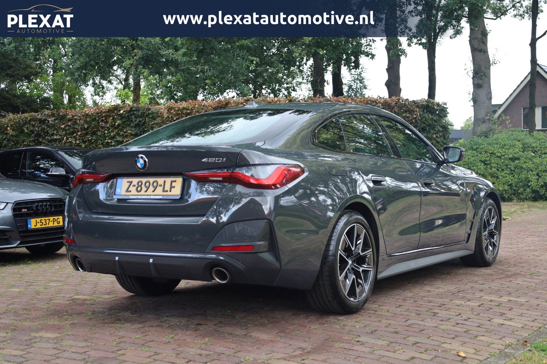 BMW 4-serie Gran Coupé 420i Edition Plus Aut. | Dravit grau, Auto's, Automaat, Gebruikt, Automatische klimaatregeling, Bedrijf
