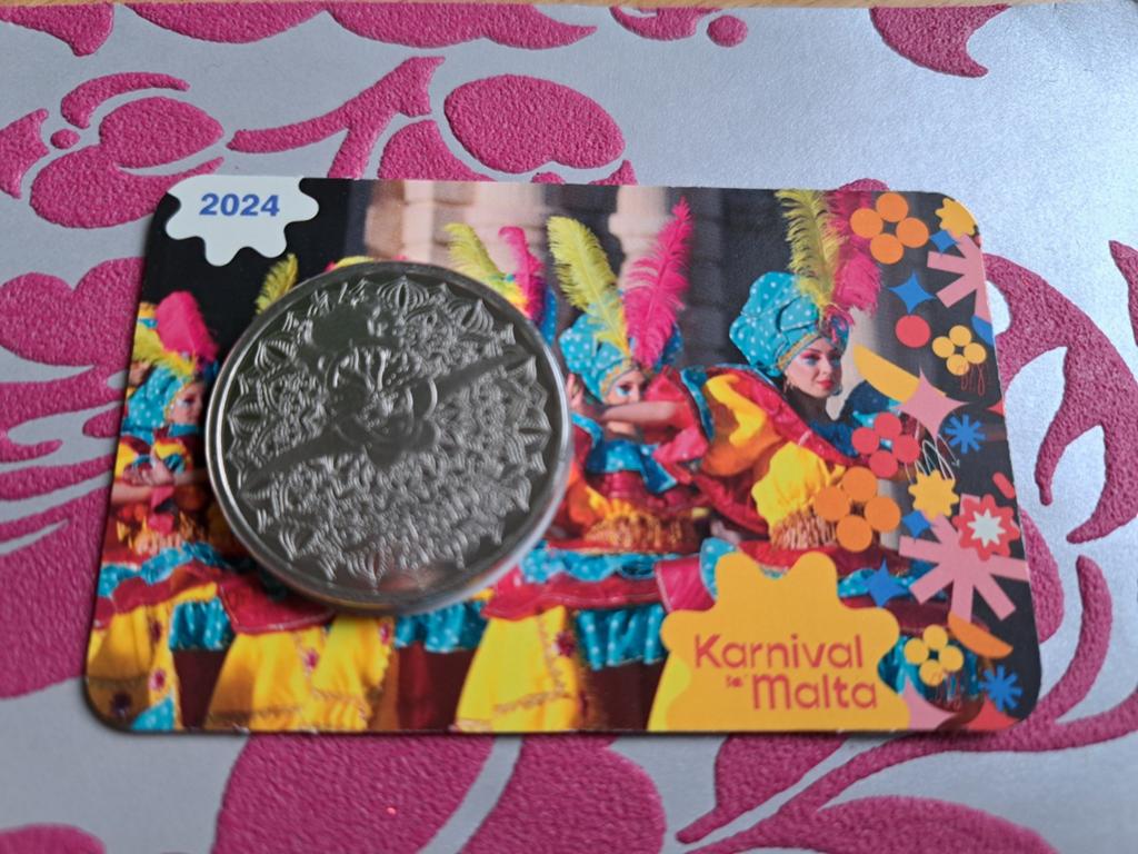 2,5 Euro Malta Karnival - Carnaval 2024, Ophalen of Verzenden, Malta, 2 euro