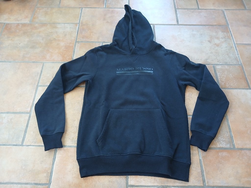 Mario russo hoodie maat M, Maat 48/50 (M), Zwart, Ophalen of Verzenden, Gedragen