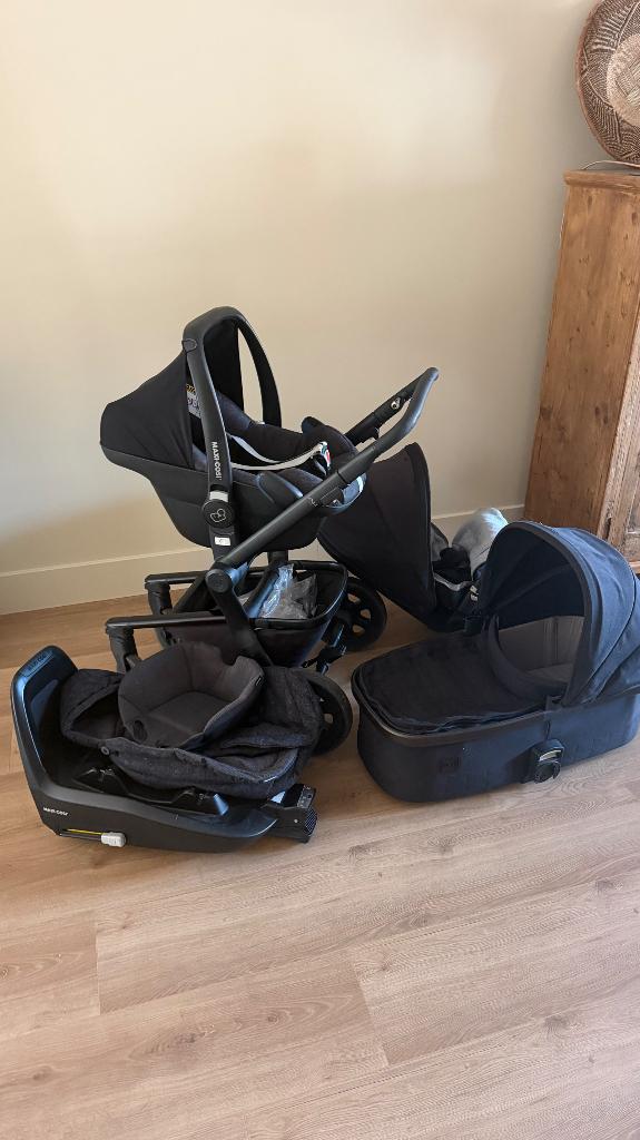 Kinderwagen, Gebruikt, Combiwagen, Verstelbare duwstang, Ophalen