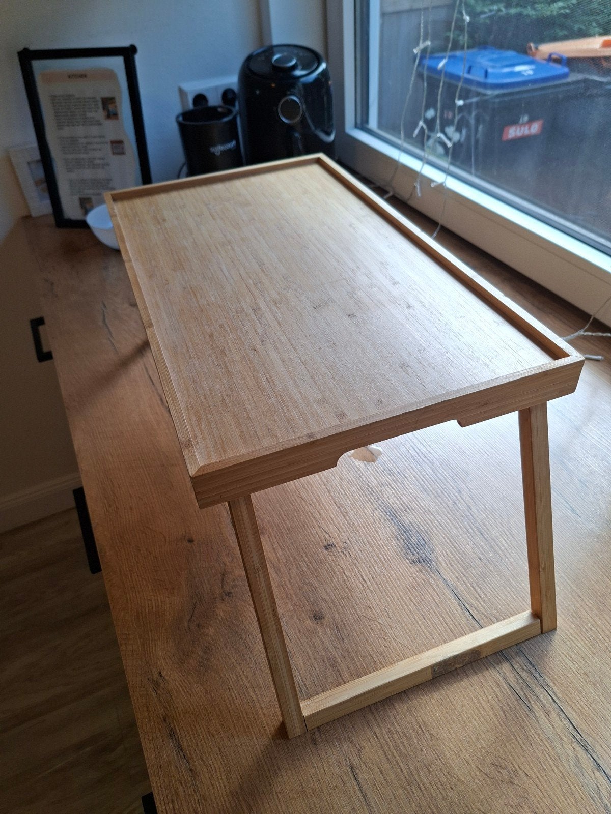 IKEA RESGODS bedtafel/laptoptafel van bamboe, Ophalen of Verzenden