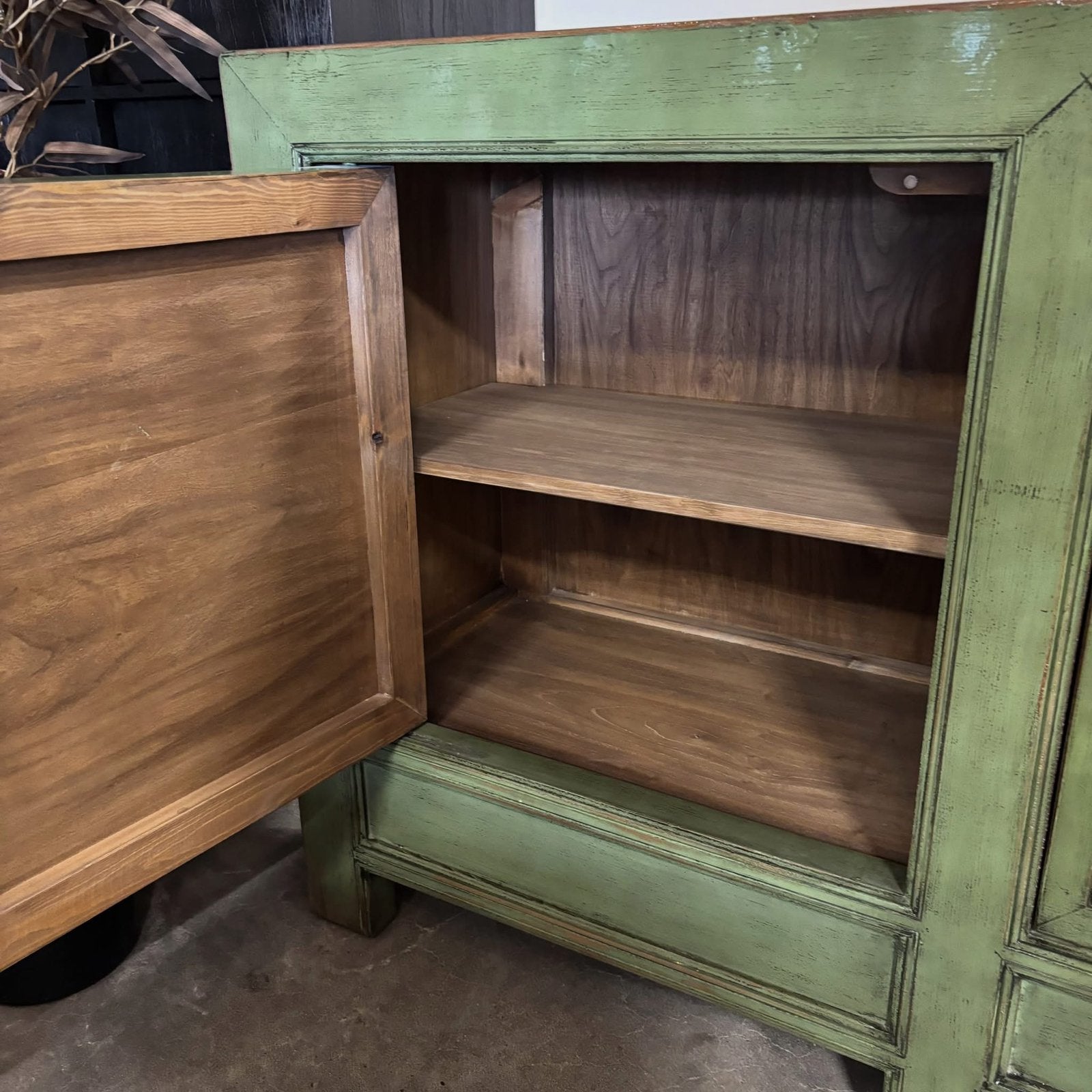 Dressoir 190cm kleur groen van Lifestylefurn, Ophalen, 150 tot 200 cm, Onbekend, Nieuw
