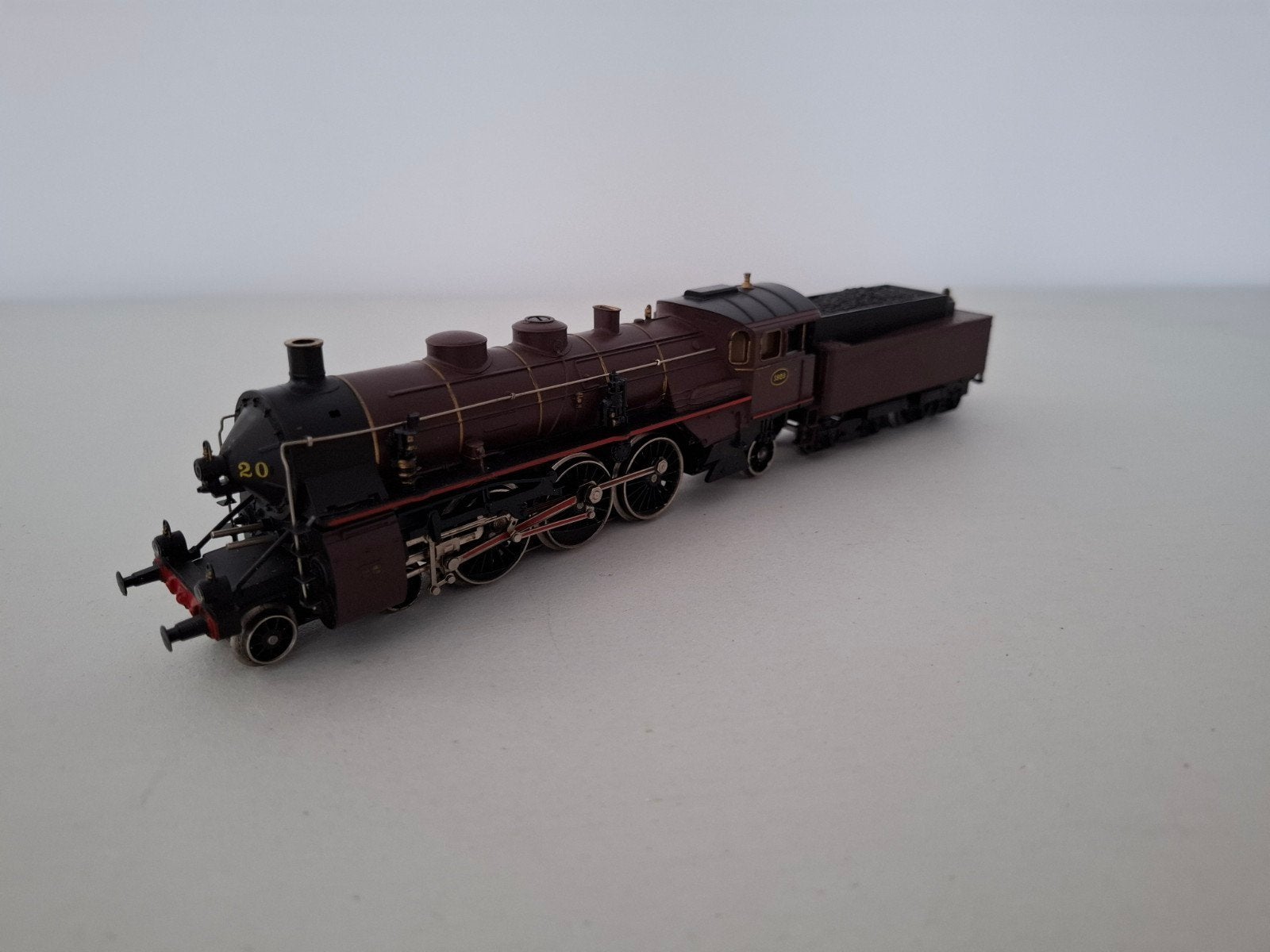 Marklin H0 3111 Stoomlocomotief Serie 59 van de NMBS, Wisselstroom, Gebruikt, Locomotief, Ophalen of Verzenden