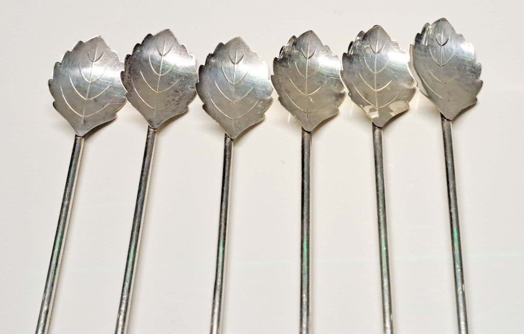 Denmark rietjes cocktaillepels longdrink lepels DD 90, Ophalen of Verzenden