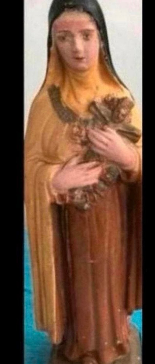 Theresia van Lisieux ,mooi antiek beeld, Ophalen of Verzenden