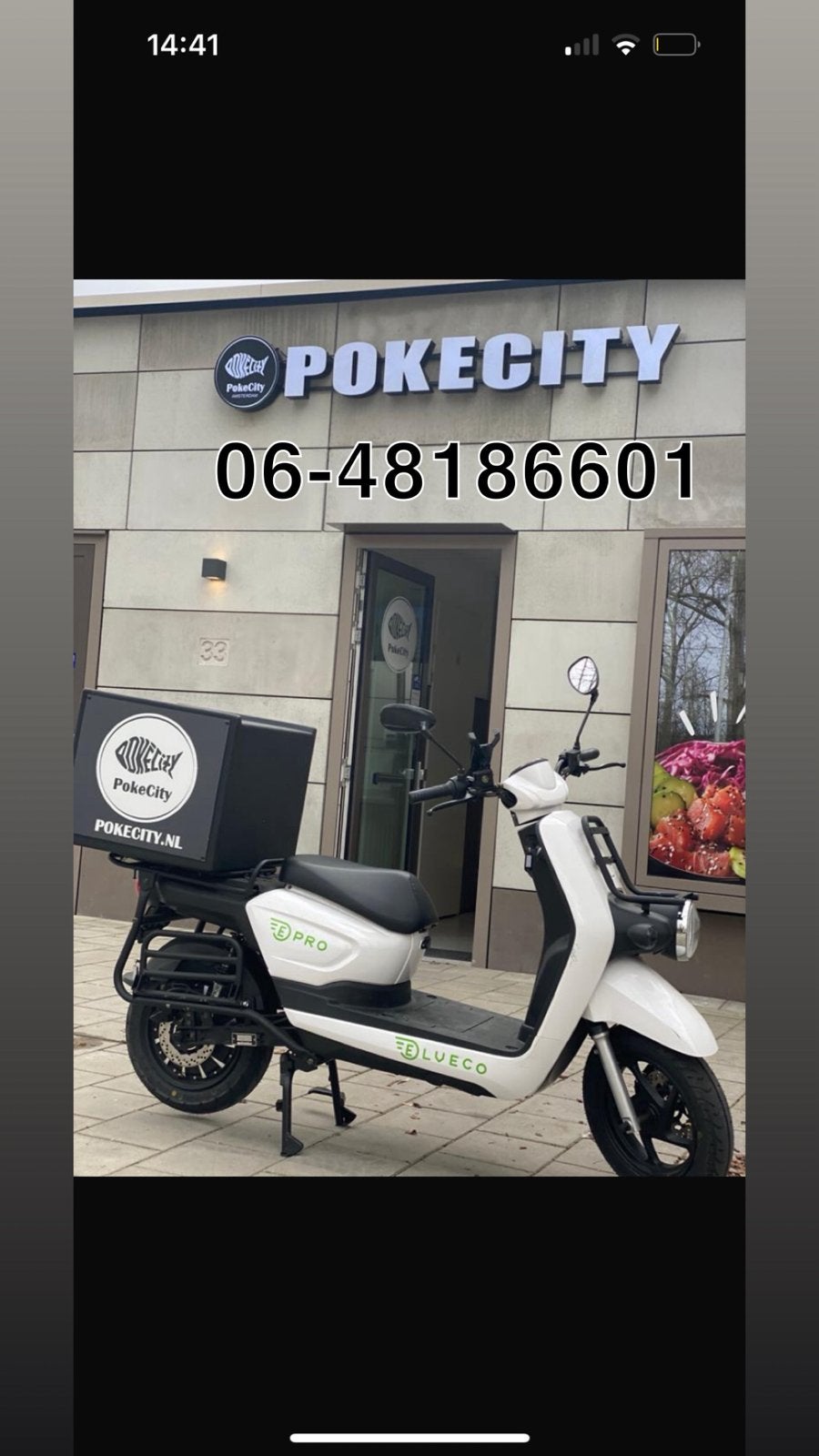 Scooter bezorger koerier gezocht delivery, 33 - 40 uur, Overige vormen