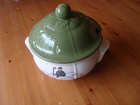 Dekschaal Schaapjes servies, Info@detagrijn.com, Overige materialen, Overige merken, Nieuw