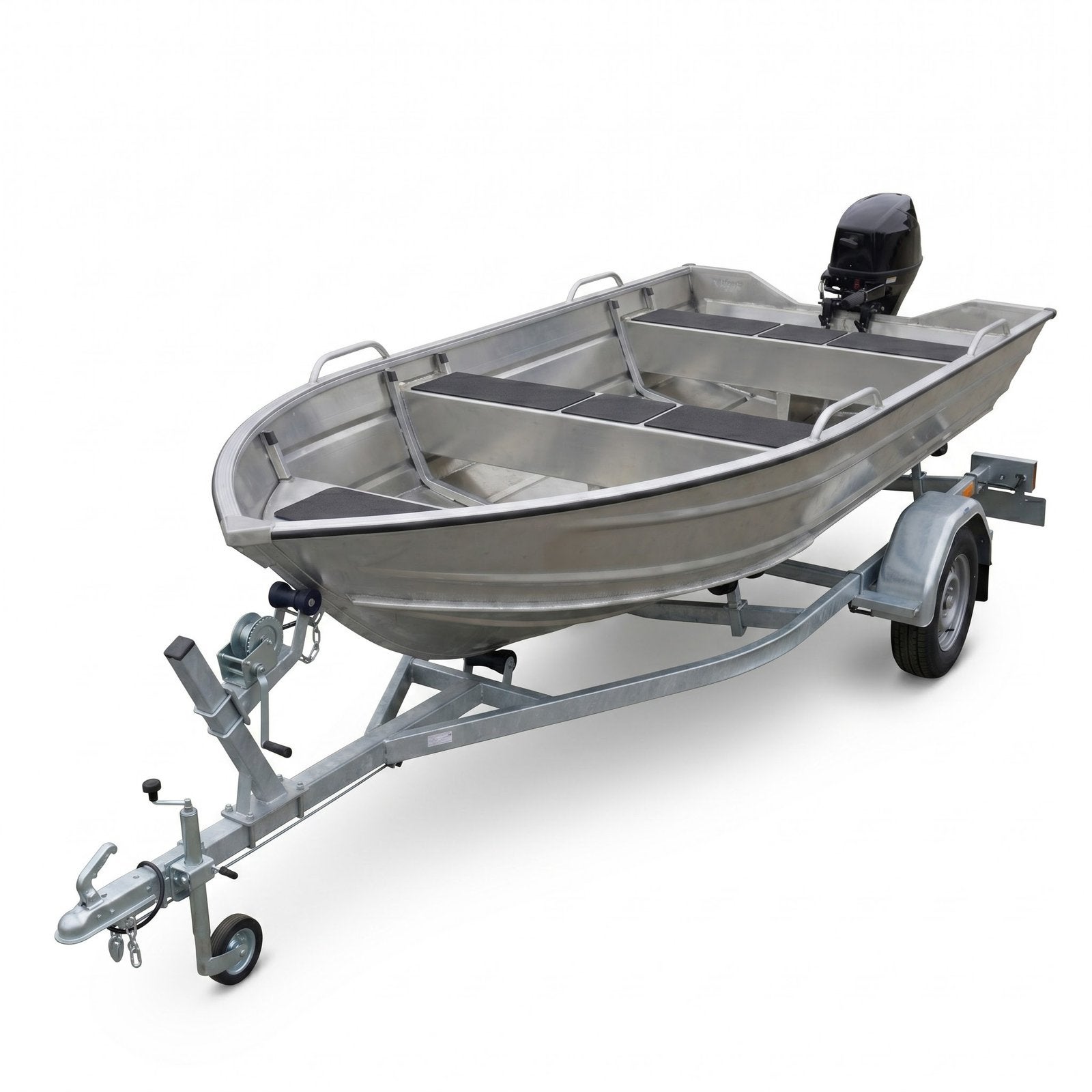 NIEUW: Aluminium V-Bodem VisBoot sloep Blonky K380 + 9,8PK, Ophalen of Verzenden, Nieuw