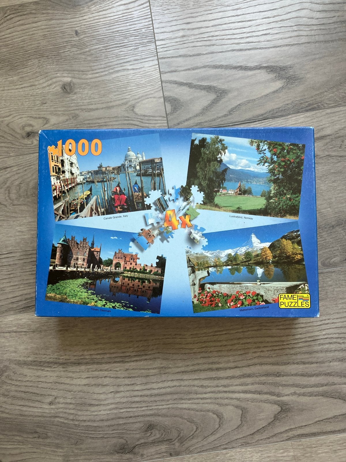 Fame Puzzles 1000 stukjes - Wereldreizen, Hobby en Vrije tijd, Denksport en Puzzels, Ophalen, 500 t/m 1500 stukjes, Gebruikt, Legpuzzel