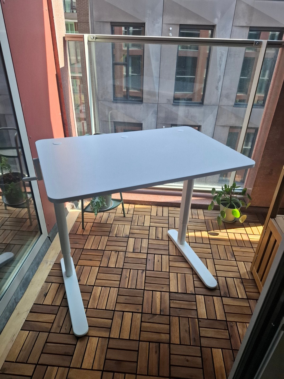 White Ikea Standing Desk 90x60, in perfect conditions, Huis en Inrichting, Ophalen, Zo goed als nieuw