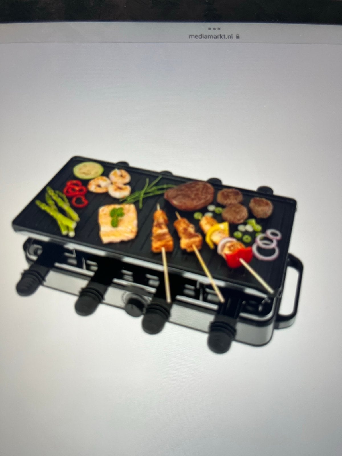 Bourgini Tafelgrill/Gourmetstel voor 8 personen - Nieuw, Ophalen of Verzenden, Nieuw, 8 personen of meer