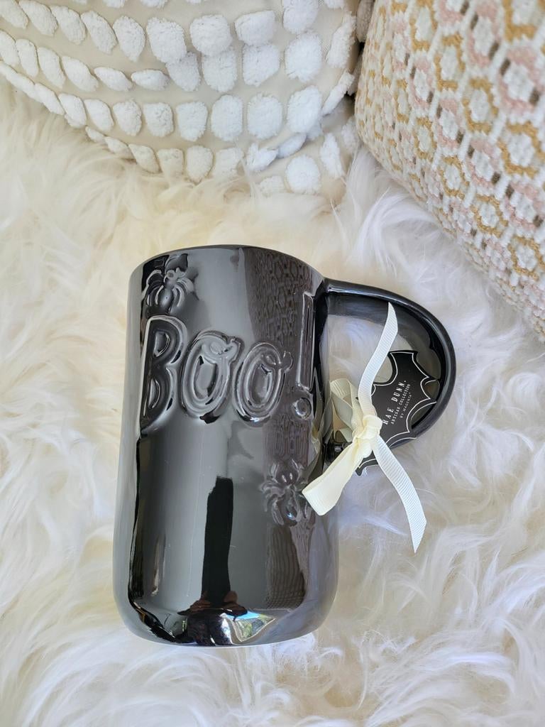 Rae Dunn Boo Halloween Mok Nieuw, Overige typen, Nieuw, Ophalen of Verzenden, Zwart