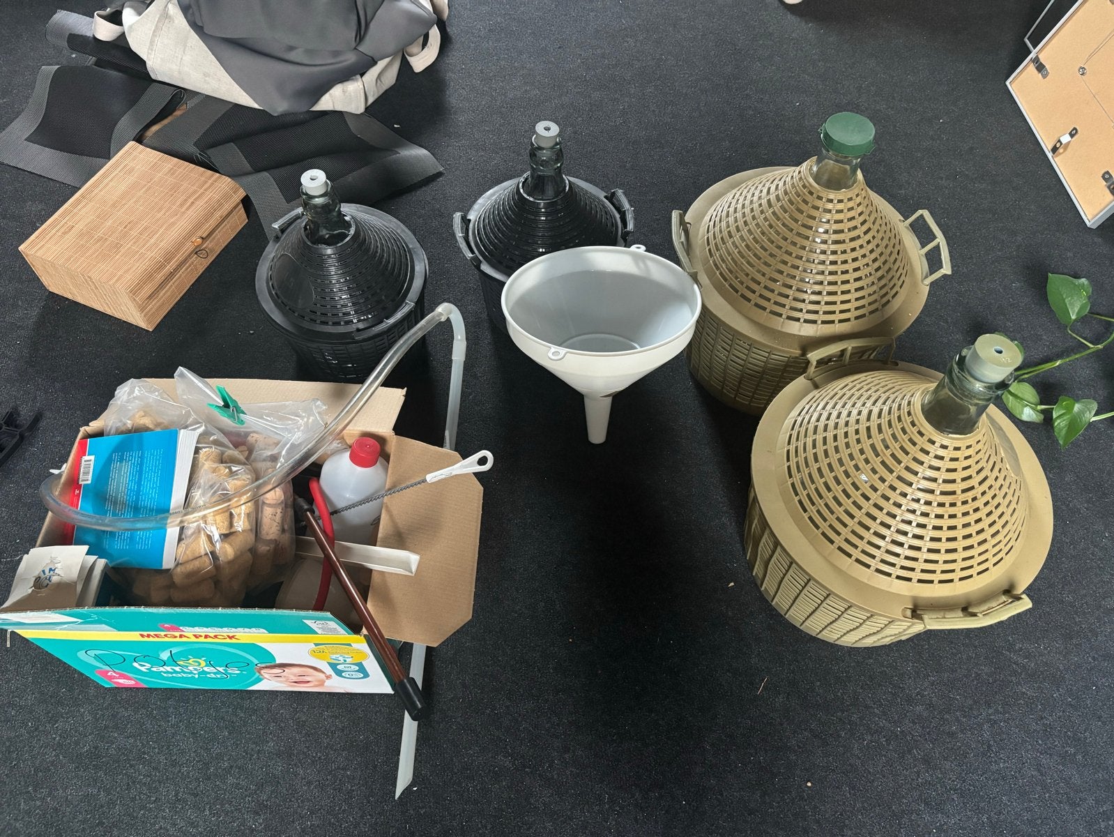 Complete Wijn Maak Set: Kurken, Kruiken, Schoonmaakartikelen, Ophalen, Gebruikt, Overige typen
