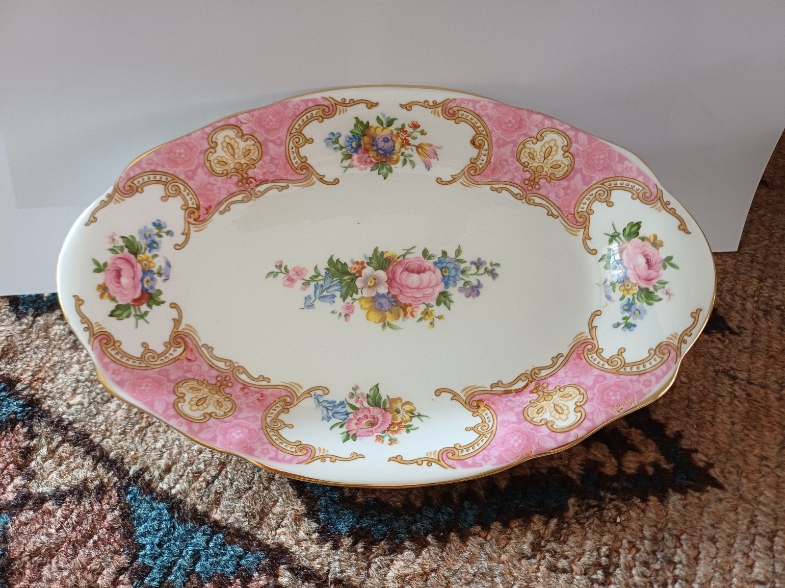 Royal Albert Old Country Roses Ovale 20 cm schaal, Ophalen of Verzenden