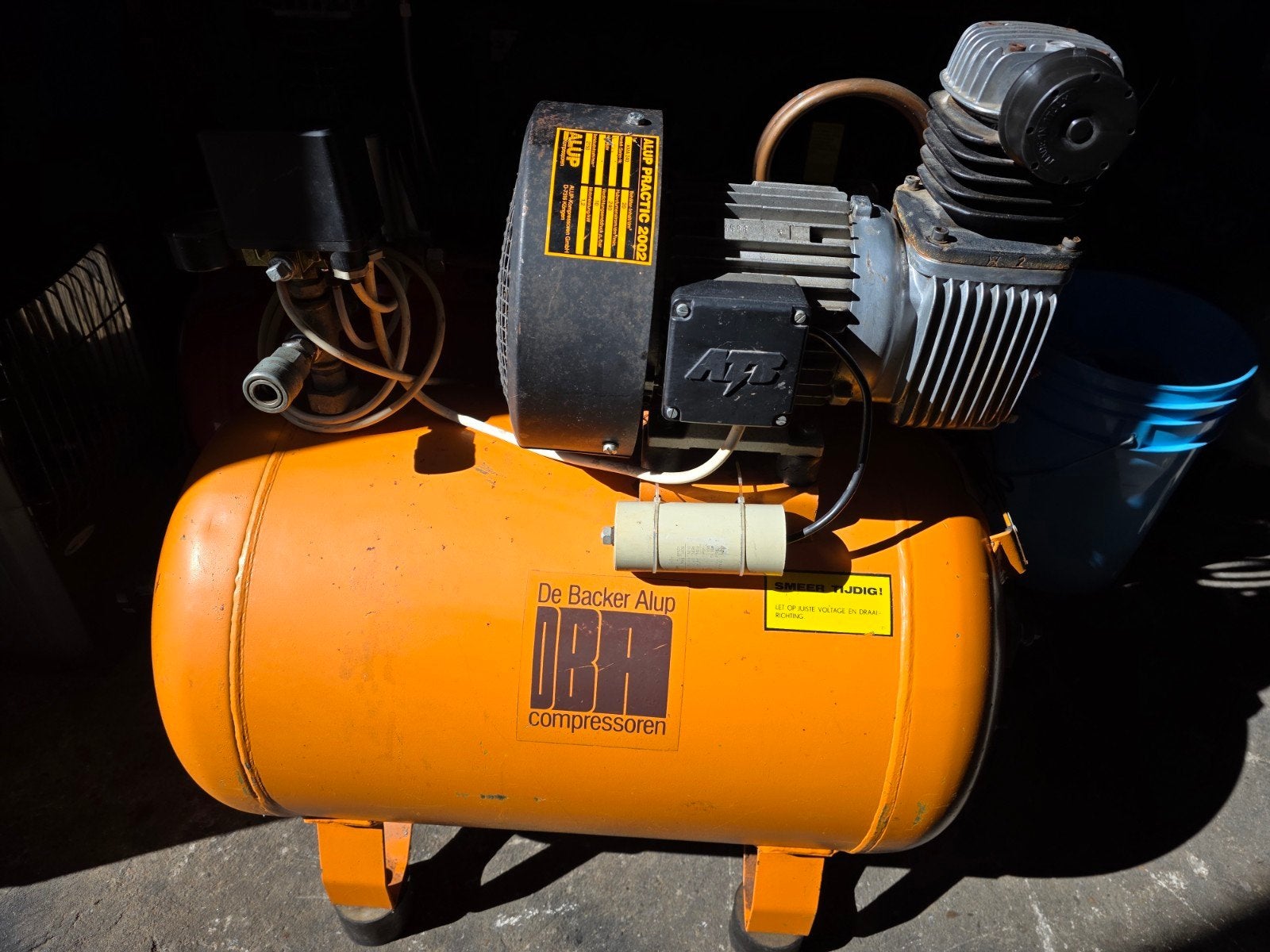 ALUP Practico Compressor 220V, Ophalen, Gebruikt, 6 tot 10 bar, 25 tot 100 liter