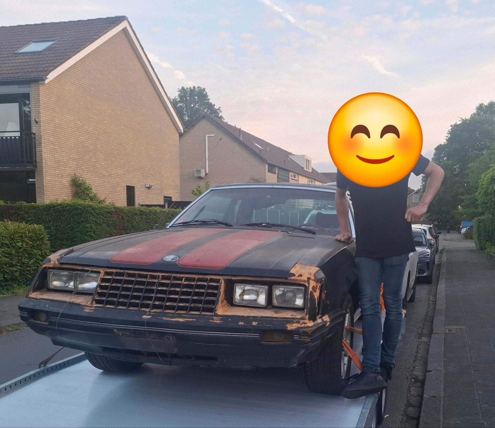 Ford Mustang 5.0 V8 Fox Body, Auto's, Automaat, Stof, Particulier, Te koop