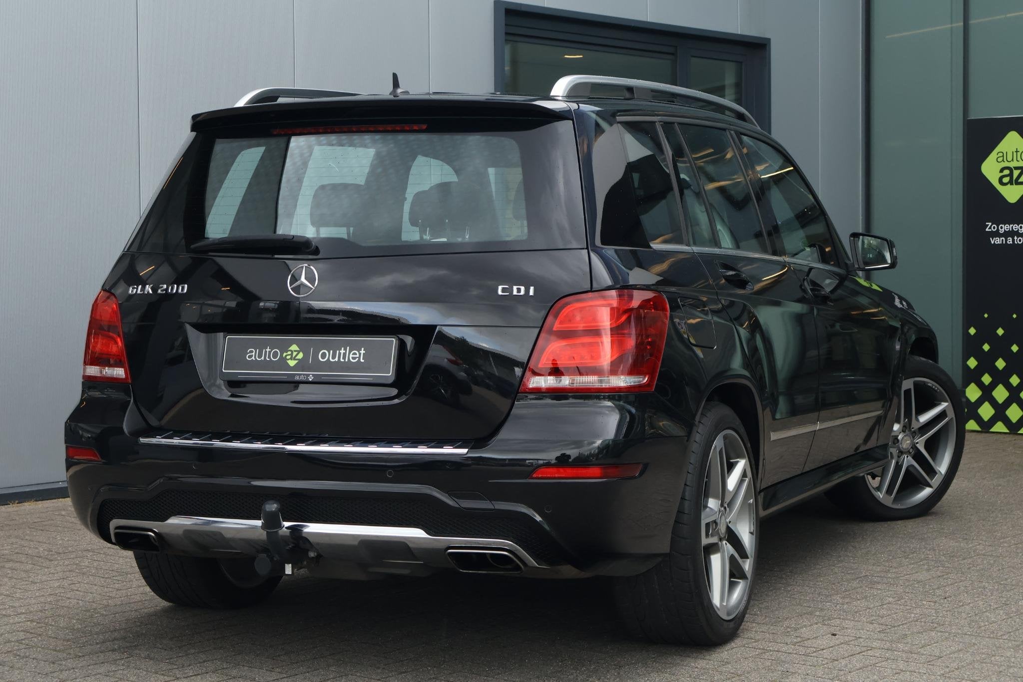 Mercedes-Benz GLK-klasse 200 CDI / AMG Line / Panorama / Tre, Auto's, Automaat, Euro 5, Gebruikt, Zwart