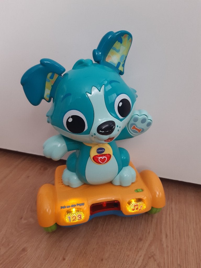 VTech Pak Me Dan Puppy - Interactief Speelgoed, Ophalen of Verzenden, Zo goed als nieuw, 6 maanden tot 2 jaar