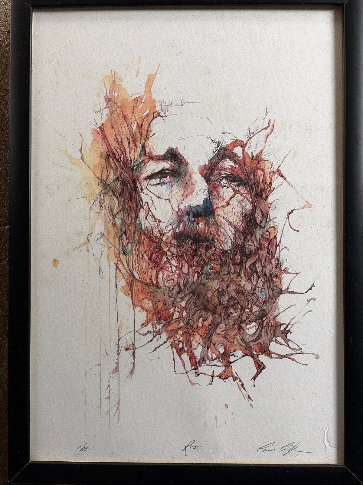Carne Griffiths - Roots (2011) - Gelimiteerde print 10/25, Antiek en Kunst, Ophalen, Papier/karton, Print, Portret