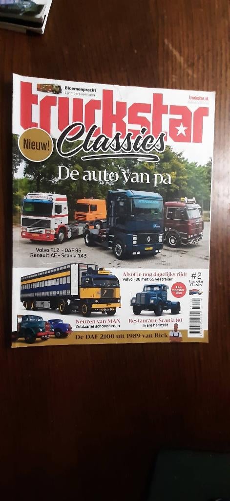 Truckstar classics nr2 2022 klassieke vrachtwagens trucks, Boeken, Ophalen of Verzenden, Zo goed als nieuw, Truckstar, Vrachtwagen