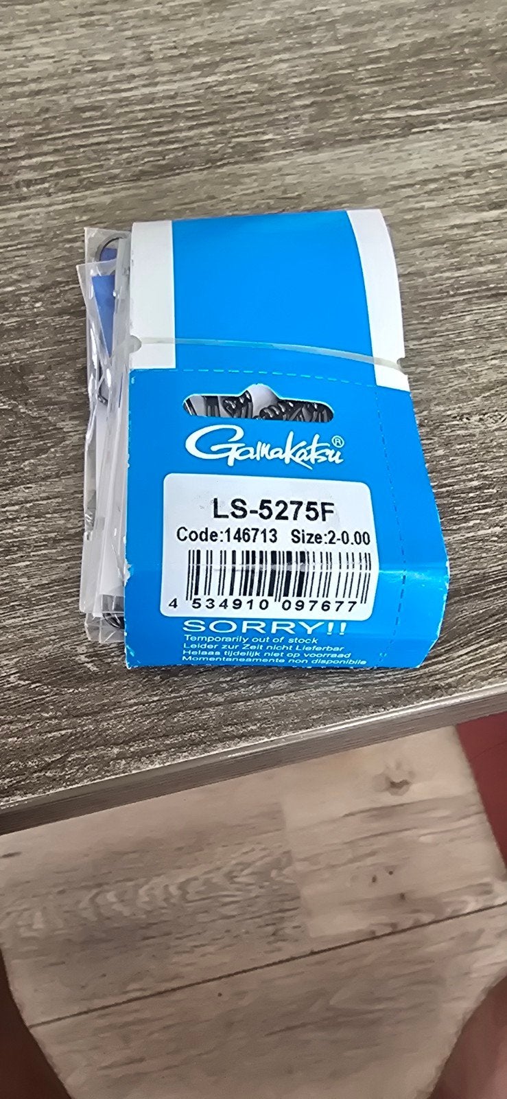 Gamakatsu LS-5275F Vishaakjes - Maat 2.00 (250 stuks), Watersport en Boten, Verzenden, Nieuw, Haak