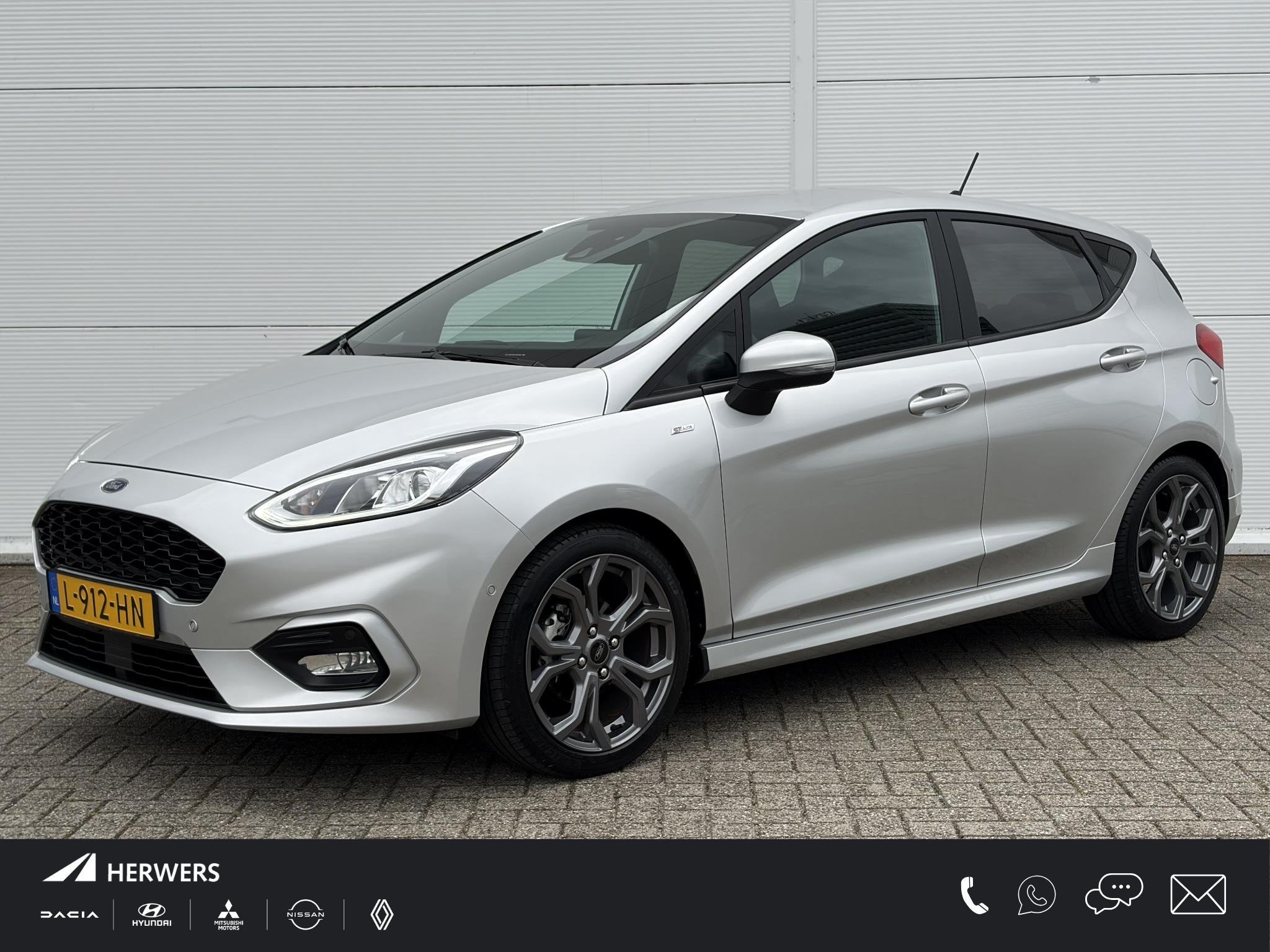 Ford Fiesta 1.0 EcoBoost ST-Line X / Trekhaak ( 1000 kg ) /, Voorwielaandrijving, Stof, Euro 6, 1064 kg