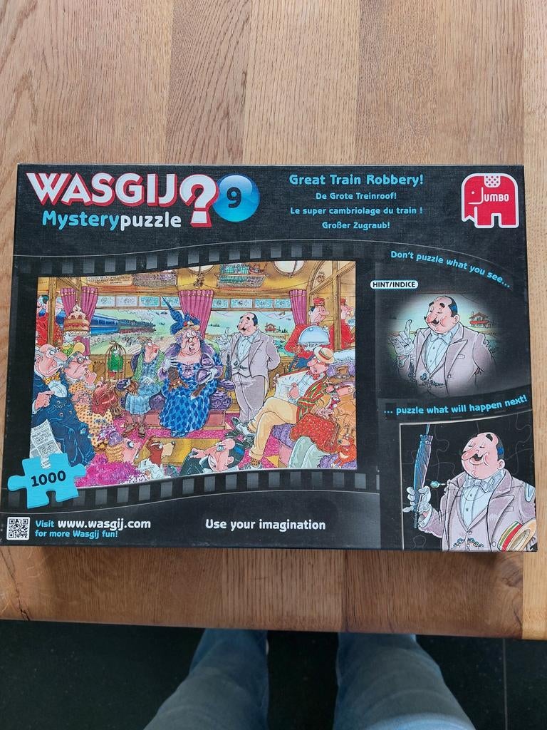 Wasgij Mystery 9: De Grote Treinroof 1000 stukjes, Ophalen of Verzenden