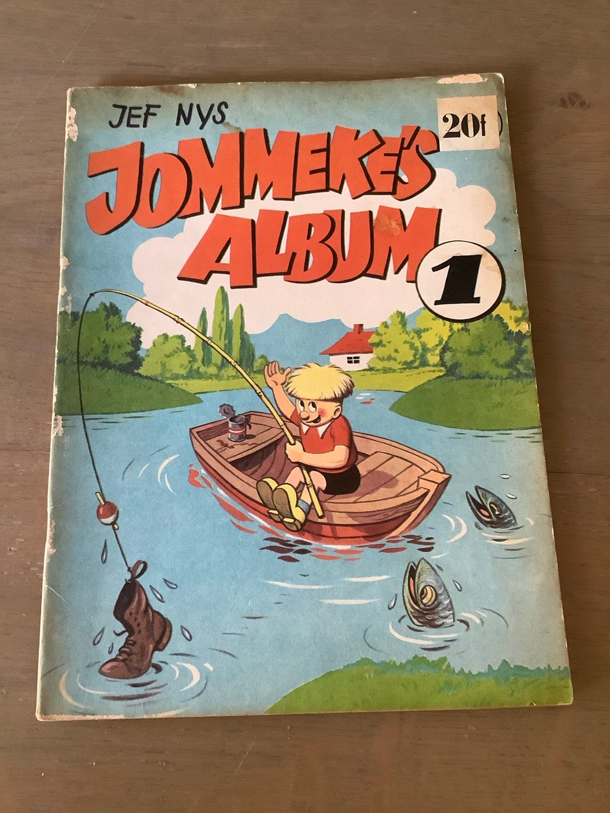 Jommekes Album 1 - Jef Nys - Eerste Druk van een heruitgave, Eén stripboek, Ophalen of Verzenden, Gelezen
