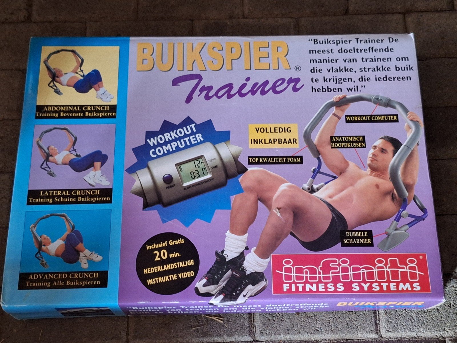 Infiniti Buikspiertrainer met Workout Computer, Ophalen of Verzenden, Nieuw, Buik, Overige typen