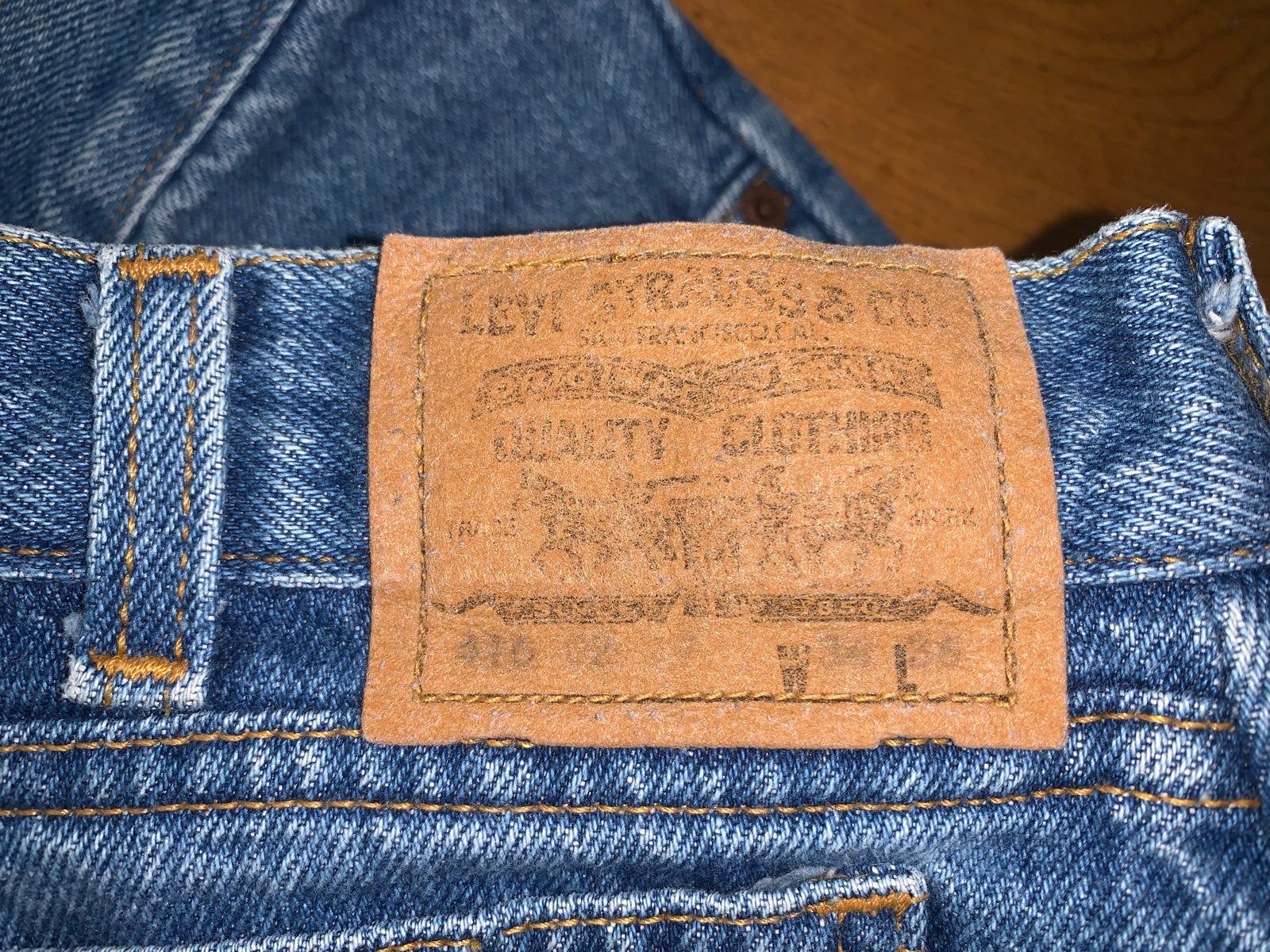 Levi's spijkerbroek maat 34/36, Ophalen of Verzenden, Zo goed als nieuw, Blauw, Overige jeansmaten