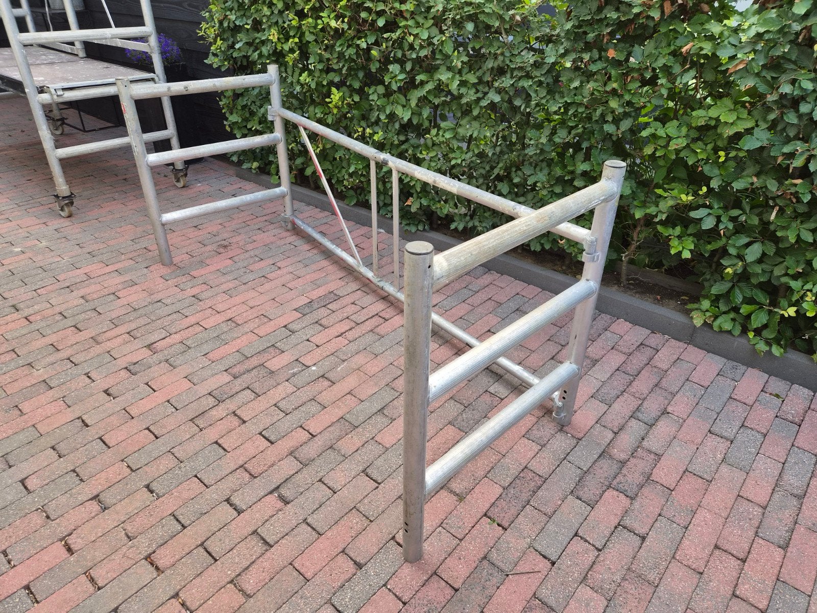 Opzet stuk kamersteiger, Ophalen, Minder dan 2 meter
