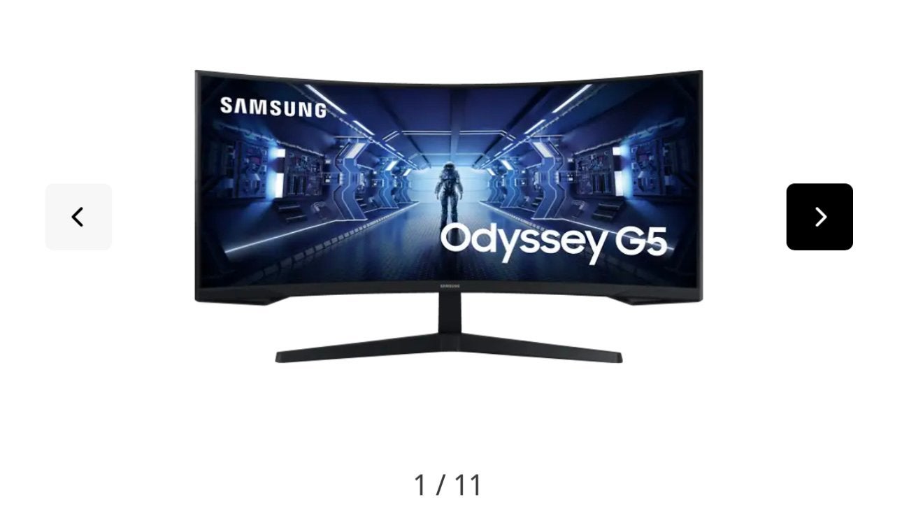 SAMSUNG Odyssey G5 C34G55TWWP 34inch curved monitor, Ophalen, 101 t/m 150 Hz, Curved, VA