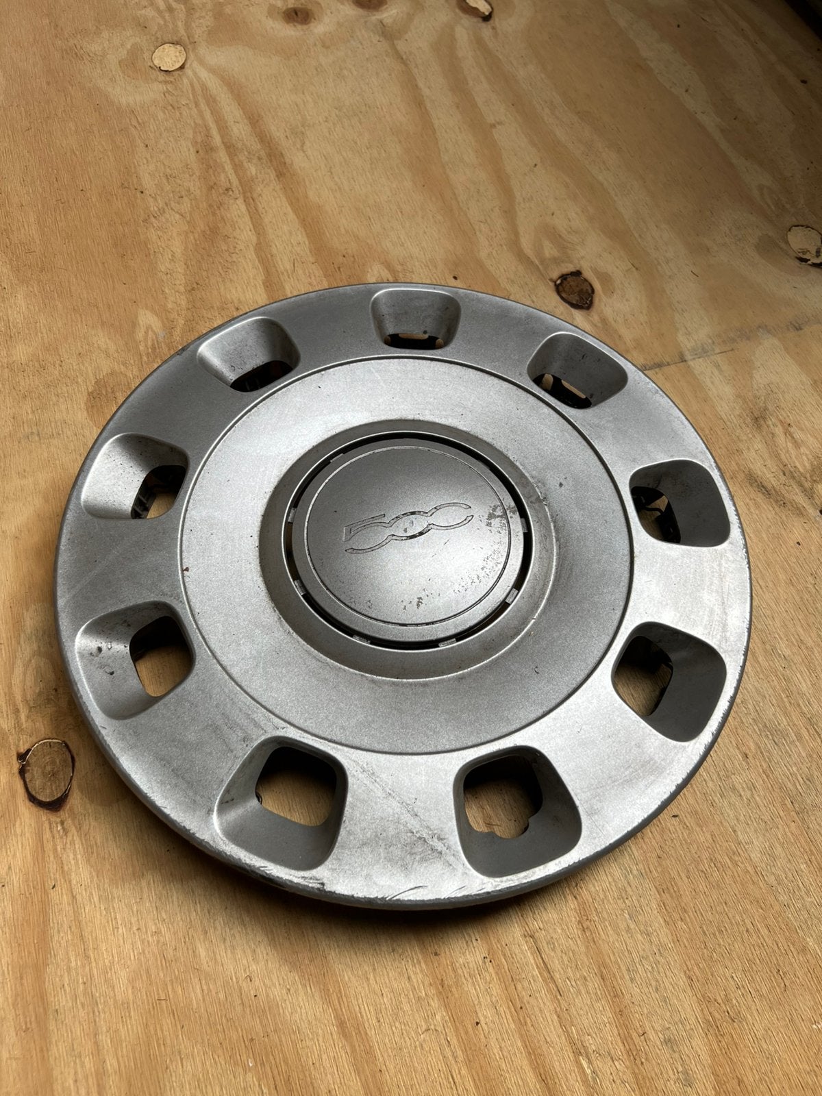 Fiat 500 wieldop 14” inch origineel (modeljaar: 2007-2014), Ophalen, Gebruikt